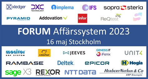 Affärssystem mässa